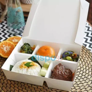 PAPER BOX SEKAT 5 SZ SMALL/ PAPER LUNCH BOX SEKAT 5 SZ SMALL/ BOX NASI/ PAPER BOX SEKAT 5 KECIL