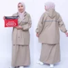 JAS HUJAN SENWIL JAKET ROK WANITA BAHAN PVC TEBAL LENTUR KUAT MURAH