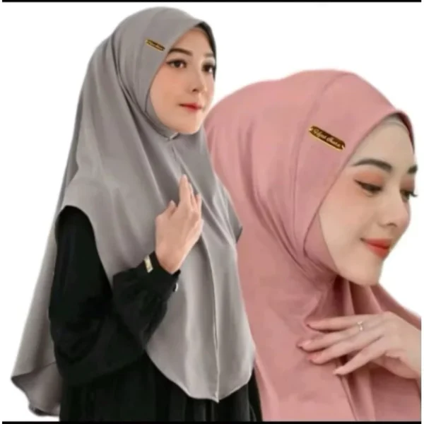 Jilbab Dagu akrilik Jersey Malay L / Jilbab Malay / Siria Dagu Malay