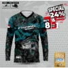 Jersey Mancing Custom Fishing Sport Motif Barammundi 1